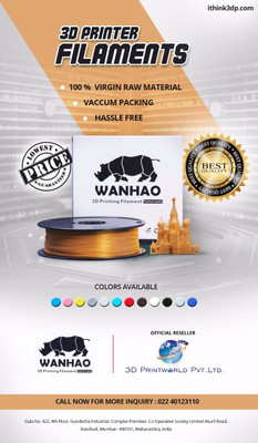 

Wanhao Printer Filament(Gold)