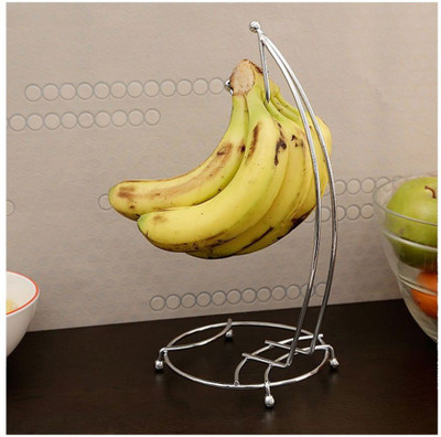 

JVS (Chrome) Banana Stand-Mild Steel Steel Kitchen Rack(Silver)