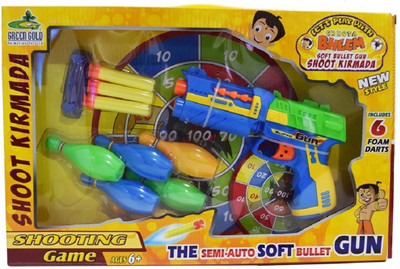 

Chhota Bheem Soft Bullet Gun & Shooting Game