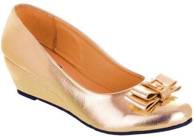 

SHERRIF SHOES Women Gold Wedges