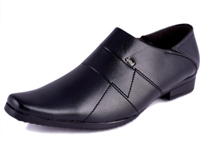 

Mantin Shoes Comfortable Business Slip On For Men(Black