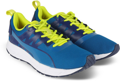 

Puma Valor Running Shoes For Men(Multicolor, Blue depths-mykonos blue-nrgy yellow