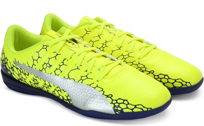 

Puma evoPOWER Vigor 4 GRAPHIC IT Football Shoes For Men(Green, Black, Safety yellow-silver-blue depths