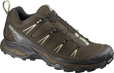 

Salomon X Ultra Leather Hiking & Trekking Shoes For Men(Brown, Green