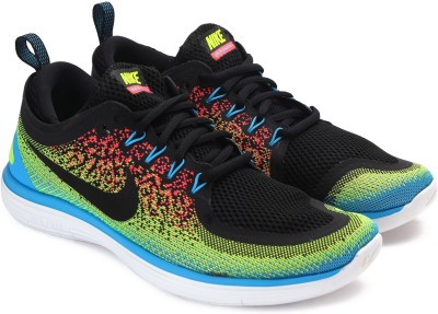 Nike FREE RN DISTANCE 2 Running Shoes For Men(Black, Multicolor)