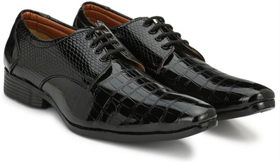 

True Soles True Soles trendy formals Lace Up For Men(Black