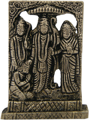 

DivyaMantra Hindu God Ram Darbar Idol Sculpture Statue Murti Decorative Showpiece - 6 cm(Alloy, Multicolor)