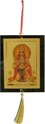 

DivyaMantra Car Decoration Rear View Mirror Hanging Accessories Hanuman Decorative Showpiece - 35 cm(Plastic, Yellow)
