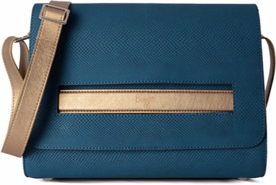 

Baggit Women Casual Blue PU Sling Bag