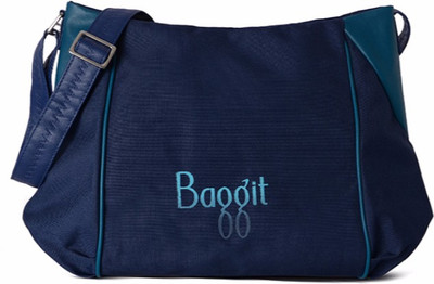 

Baggit Women Casual Blue Nylon Sling Bag