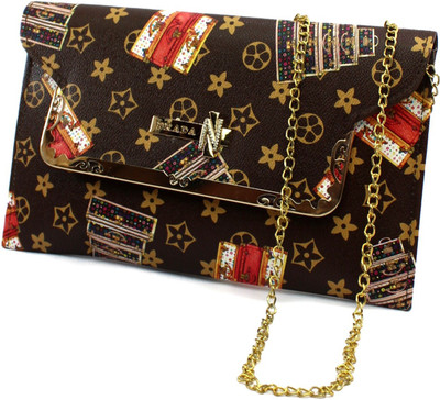 

LV Girls Casual Brown PU Sling Bag