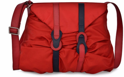 

Baggit Women Casual Red Nylon Sling Bag