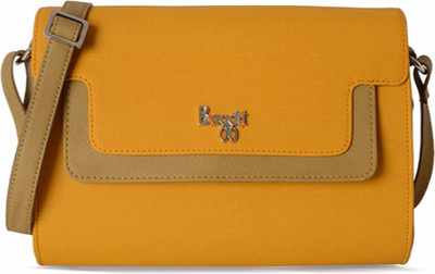 

Baggit Women Casual Yellow PU Sling Bag