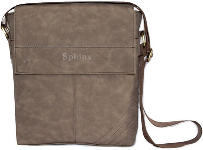 

SPHINX Boys & Girls Formal Khaki Leatherette Sling Bag