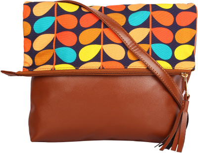 

Lychee Bags Girls Casual Multicolor Canvas Sling Bag