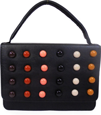 

Chalissa Girls Casual Black PU Sling Bag