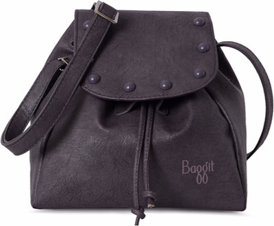 Baggit Women Casual Purple PU Sling Bag
