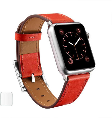 

J Replacement Watch Strap Square Buckle_02 Smart Watch Strap(Red)