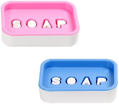 

Truphe Counter Top Square Soap Dish - Set of 2 (Multicolor)(Multicolor)
