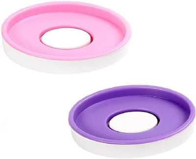 

Truphe Counter Top Round Designer Soap Dish - Set of 2 (Multicolor)(Multicolor)