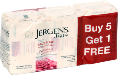 

Jergens mild soap pure & natural(750 g, Pack of 6)