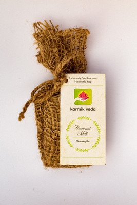 

Karmik Veda Handmade Coconut Milk Soap(100 g)