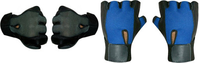

Cp Bigbasket Premium Quality Netted with Wrist Support With No Sweat Gym & Fitness Gloves (Free Size, Grey, Blue), Blue;grey