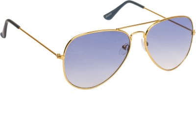 Arzonai Aviator Sunglasses(For Men & Women, Blue)