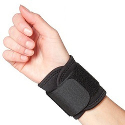 

Saket Ortho Rehab International Private Limited Wrist Support with Double Lock Wrist Support(Black