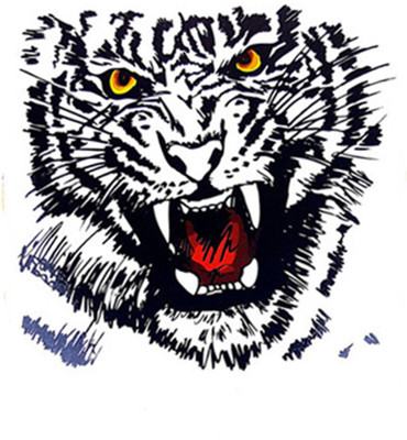 

Savii Big Tiger Face Tattoo(Big Tiger Face Design)