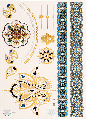 

Bijou Vertex Turquoise & Gold Lotus & Neckline(Lotus)