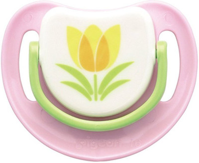 

Pigeon SILICONE PACIFIER STEP 3, TULIP Teether(Multicolor)