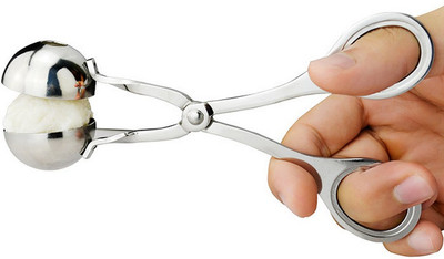 

Futaba Stainless Steel Meat Balls Maker Tong - Small 16.5 cm NA Tongs(Pack of 1)