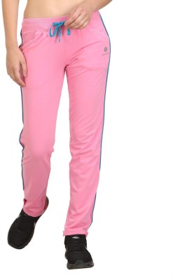 BODYACTIVE Solid Women Pink Track Pants