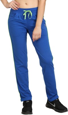 BODYACTIVE Solid Women Blue Track Pants