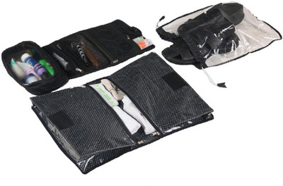 

Srajanaa Men's Travel Kit (Shaving Kit, Shoe and Undergarments cover)(Multicolor)