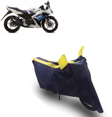 Flipkart SmartBuy Two Wheeler Cover for Yamaha(YZF R15 S, Yellow, Blue)