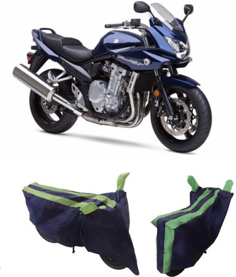 Flipkart SmartBuy Two Wheeler Cover for Suzuki(Bandit, Green, Blue)