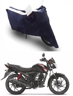 Flipkart SmartBuy Two Wheeler Cover for Suzuki(Sling Shot Plus, White, Blue)