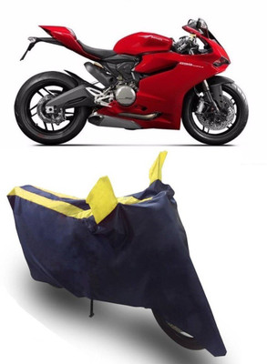 Flipkart SmartBuy Two Wheeler Cover for Ducati(899 Panigale, Yellow, Blue)