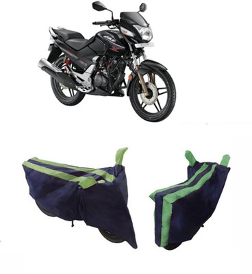 Flipkart SmartBuy Two Wheeler Cover for Honda(CBZ Extreme, Green, Blue)
