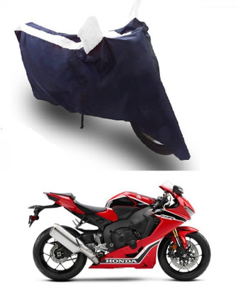 Flipkart SmartBuy Two Wheeler Cover for Honda(CBR 1000RR, White, Blue)