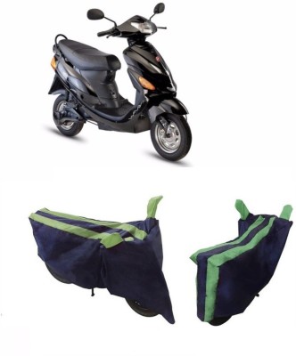 Flipkart SmartBuy Two Wheeler Cover for Lohia(Oma Star, Green, Blue)