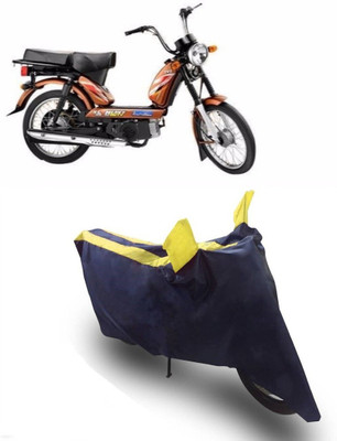 Flipkart SmartBuy Two Wheeler Cover for TVS(Heavy Duty Super XL, Yellow, Blue)