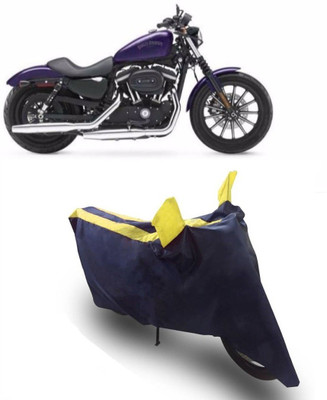 Flipkart SmartBuy Two Wheeler Cover for Harley Davidson(XL 883, Yellow, Blue)