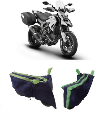 Flipkart SmartBuy Two Wheeler Cover for Ducati(Hyperstrada, Green, Blue)