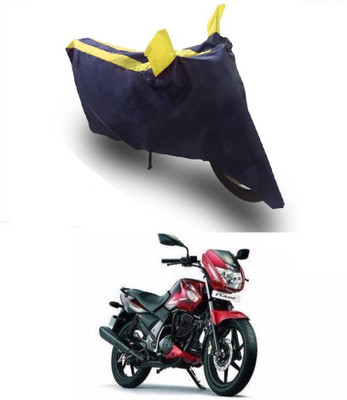 Flipkart SmartBuy Two Wheeler Cover for TVS(Flame SR125, Yellow, Blue)