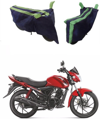 Flipkart SmartBuy Two Wheeler Cover for Suzuki(Sling Shot, Green, Blue)