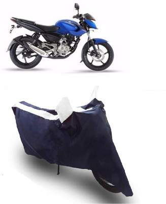 Flipkart SmartBuy Two Wheeler Cover for Bajaj(Pulsar, White, Blue)