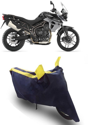 Flipkart SmartBuy Two Wheeler Cover for Triumph(Tiger 800 XR, Yellow, Blue)